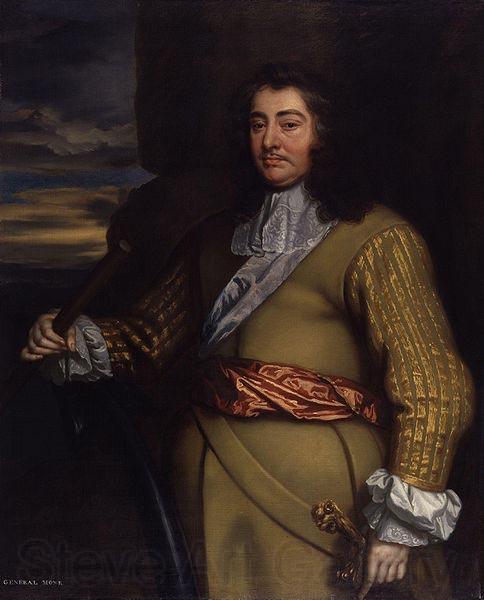 Sir Peter Lely George Monck, 1st Duke of Albemarle France oil painting art